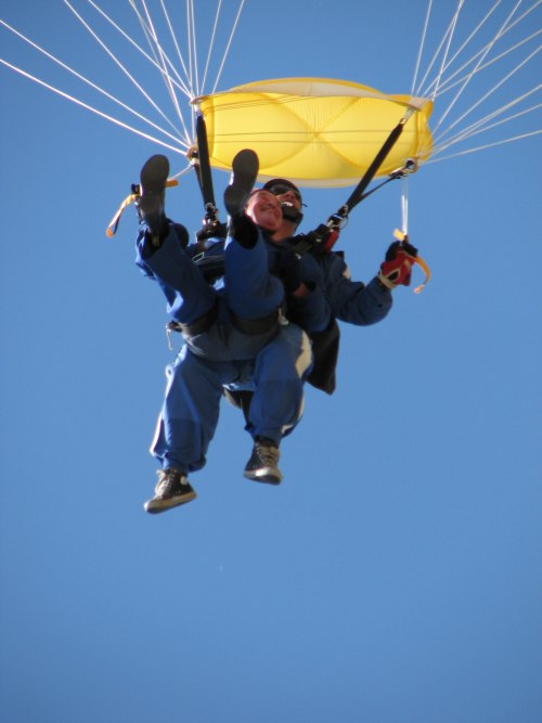 Mayor Cooper mid-flight